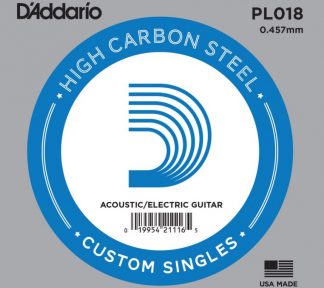 D'Addario - PL018, Single plain steel string