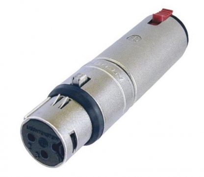 Neutrik overgang XLRF-Stereo jack, NA3FJ
