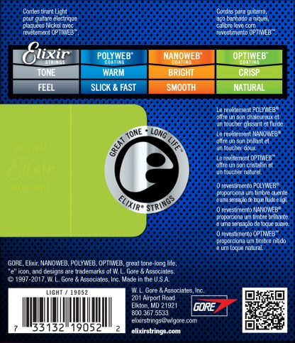 Elixir - Optiweb Electric (Nickel Plated Steel 010-046) 19052 - Bilde 2