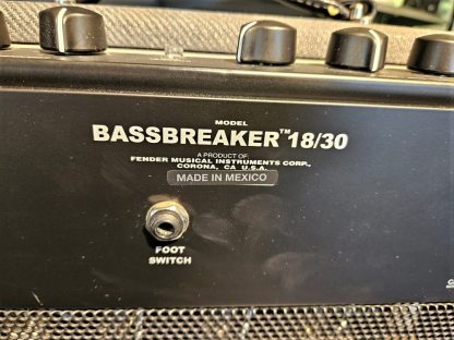 Fender - BASSBREAKER™ 18/30 COMBO rørforsterker BRUKT - Bilde 3