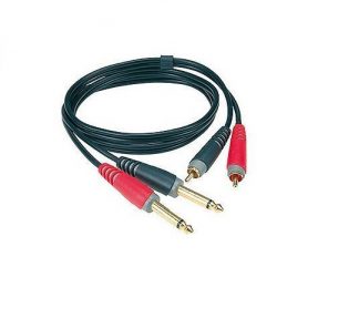 Klotz AT-CJ0100 2xjack mono-2xphono 1 m