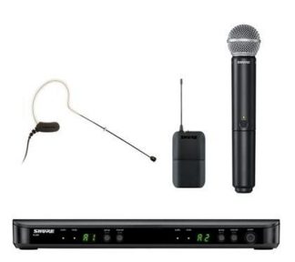 Shure BLX1288 combo med MX153 og SM58 (S 8)