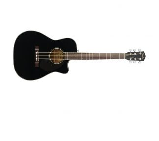 Fender CC-60SCE Concert, Walnut Fingerboard, Black