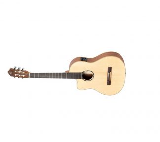 Ortega RCE125SN-L 4/4, Slim neck, med mik, Thinline, Lefthand