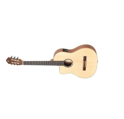 Ortega RCE125SN-L 4/4, Slim neck, med mik, Thinline, Lefthand
