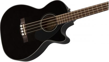 Fender CB-60SCE Bass, Laurel Fingerboard, Black - Bilde 3