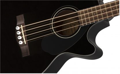 Fender CB-60SCE Bass, Laurel Fingerboard, Black - Bilde 6