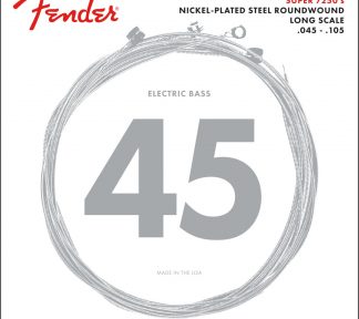 FENDER 7250 Bass Strings, Nickel Plated Steel, Long Scale, 7250M .045-.105