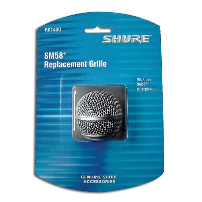 Shure RK143G grill for SM58 (wired and wireless)