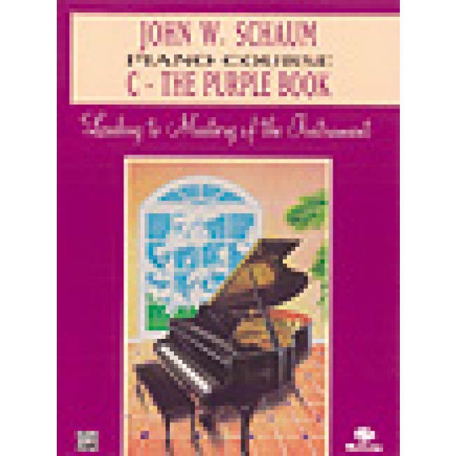 John W. Schaum piano course C purple book (Engelsk utgave)