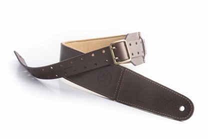YAMAHA RightOn Backbeat Leather Guitar & Bass Strap Colour: BROWN - Bilde 3