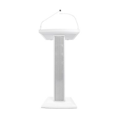 Denon Lectern Active White Taletol med innebygget høyttalere