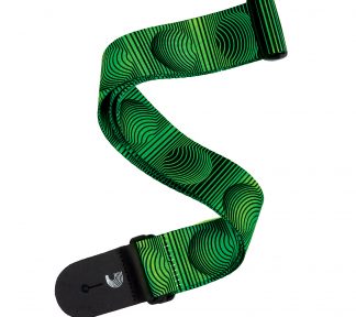 D’Addario P20W1506 – Woven – Green Orbs.