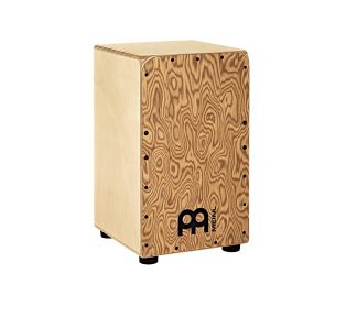 Woodcraft Professional Cajon WCP100MB- Makah Burl frontplate.