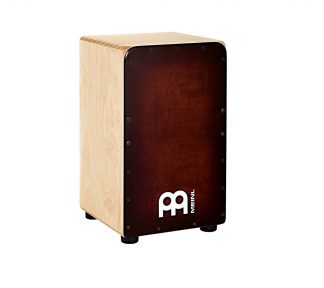 Woodcraft Cajon WC100EB Birch Espresso Burst frontplate.