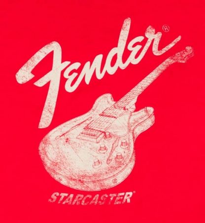 Fender® Starcaster® T-Shirt, Red, XXL - Bilde 2