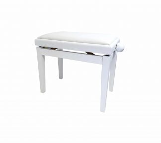 Pulse Piano Bench Deluxe hvit