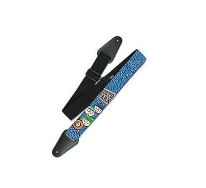 South park guitar strap blue