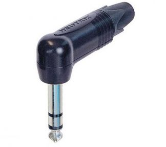 Neutrik NP3RX-BAG jack plugg Han 3P Vinkel Sort