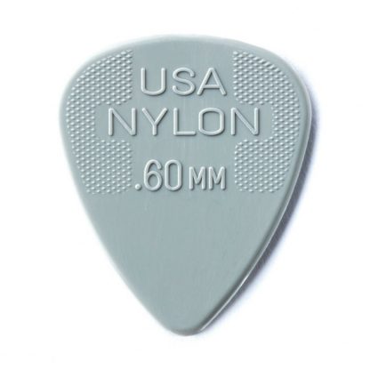 Plekter, Nylon Standard Pick .60mm. 6.stk