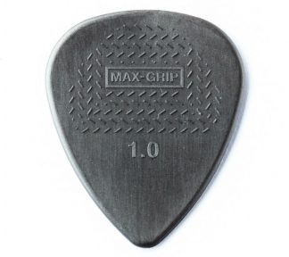 Plekter, Max-grip® Nylon Standard Pick 1.0mm. 6.stk