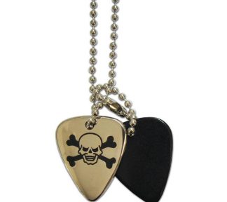 Pick Necklace - Skull & Crossbones