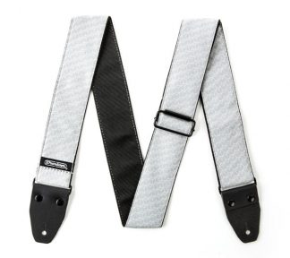 DUNLOP D67-12 JACQUARD CUBE HATCH LIGHT GREY STRAP