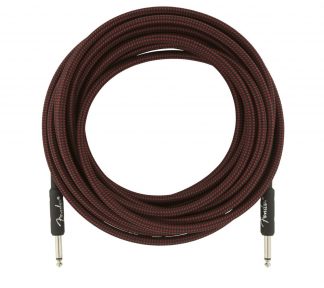 FENDER Professional Series Instrument Cable, 25', Red Tweed