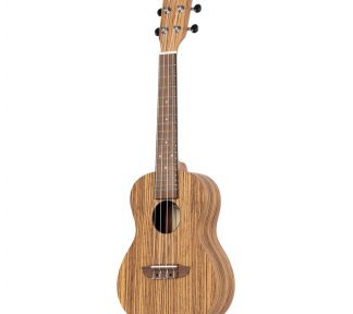 Ortega RFU11ZE-L Concert ukulele med mik, med bag, Left