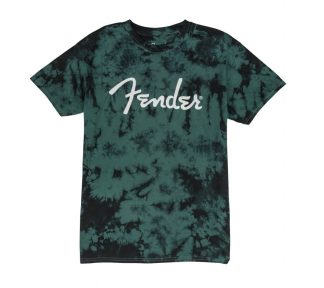 Fender® Tie-Dye Logo T-Shirt, Blue, XXL