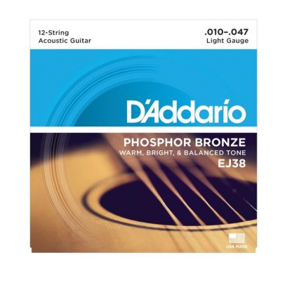 DAddario - EJ38 Phos.Bronze 12str. (010-047)