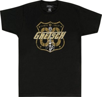 Gretsch® Route 83 T-Shirt, Black, M - Bilde 2