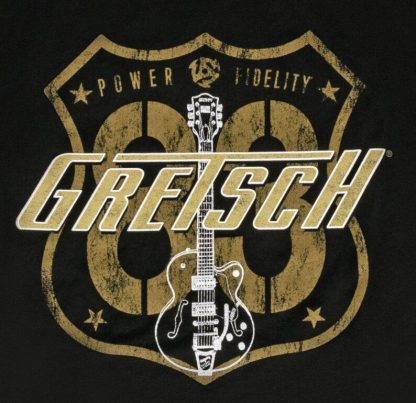 Gretsch® Route 83 T-Shirt, Black, M - Bilde 3