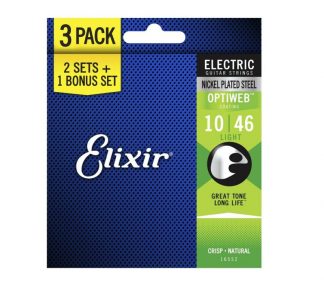 Elixir Optiweb 3 PACK 10-46 Light(16552)
