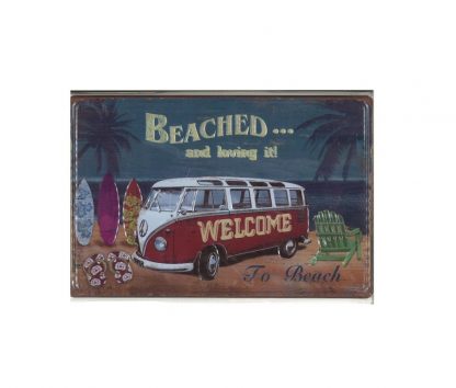 Mancave plates "Beached"