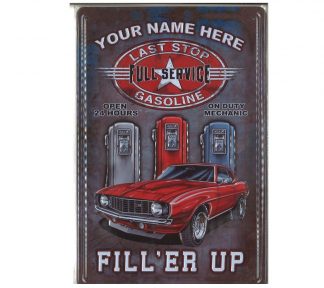 Mancave plates "Fillèr up"