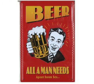 Mancave plates "Beer"