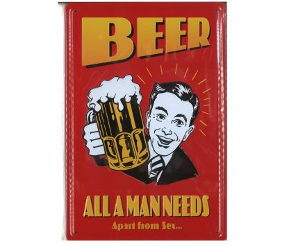 Mancave plates "Beer"