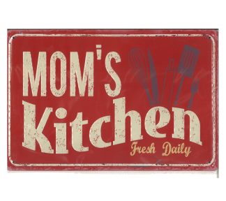Mancave plates "Moms kitchen"