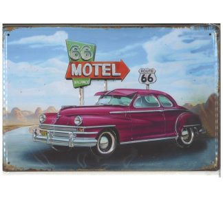 Mancave plates "Motel"