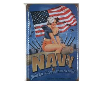 Mancave plates "Navy"