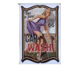 Mancave plates "Car Wash"