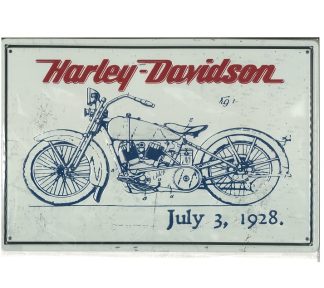 Mancave plates "Harley-Davidson"
