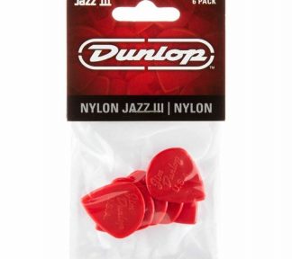 Dunlop Jazz III 47P3N Plekter rød 6 stk