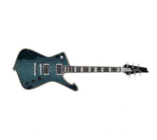 Ibanez PS3CM Elgitarr med hardcase, PS Black Crashed Mirror