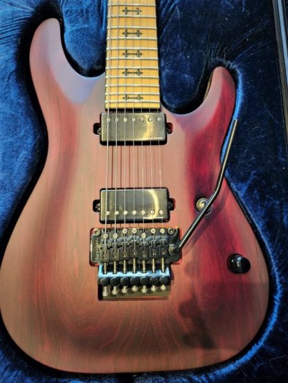 Schecter JL-7 FR Jeff Loomis signature 7 string Vampyre Red Satin - Bilde 4