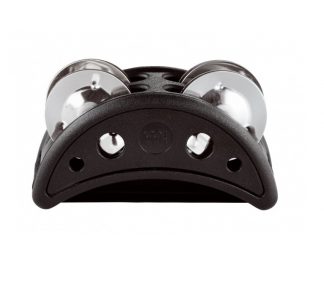 Meinl Percussion CFJS2S-BK Compact Foot Tambourine