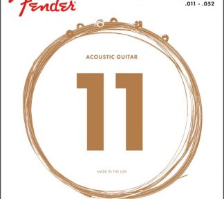FENDER Phosphor Bronze Acoustic Guitar Strings, Ball End, 60CL .011-.052