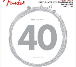 FENDER 7250 Bass Strings, Nickel Plated Steel, Long Scale, 7250L .040-.100 komplett 4-strengs sett