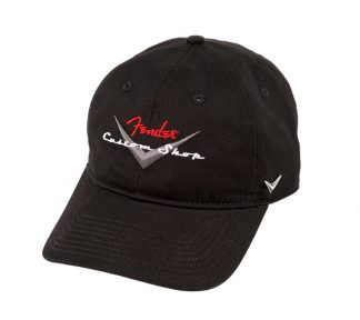 Fender® Custom Shop Baseball Hat, Black, One Size Fits Most